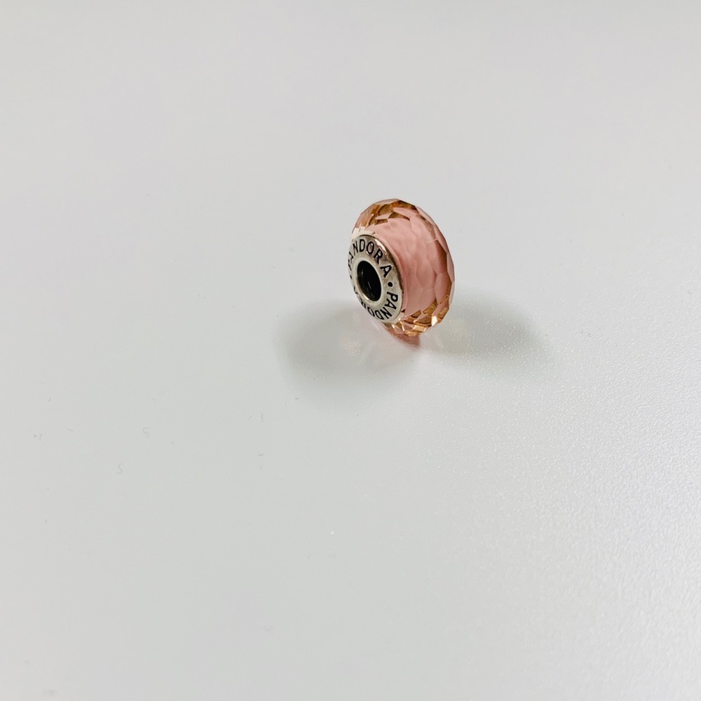 SOLD Pink Glass Pandora Charm
